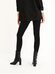 Schwarz - Leggings aus Ponte - Bild 10 von 10