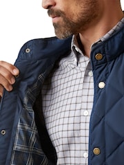 Ariat Woodside Quilted Brown Gilet - Image 5 of 5