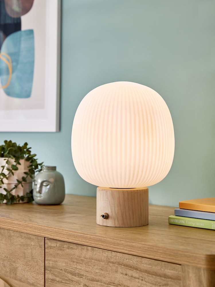 White Oslo Rechargeable Ambient Lamp - Image 1 of 1