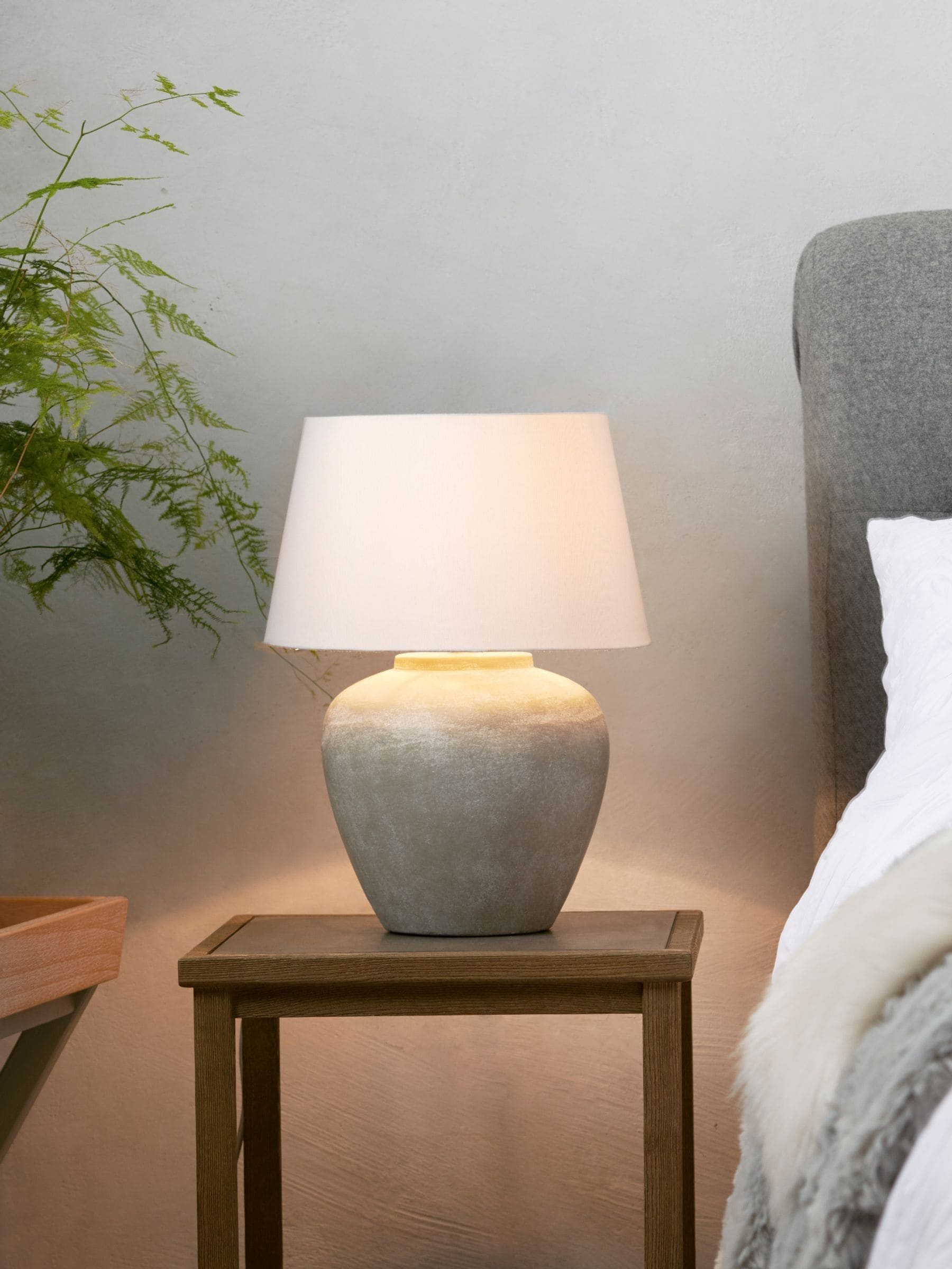 Grey lamp next hot sale