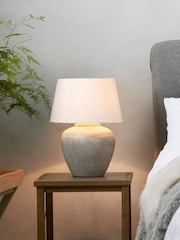 Grey Lydford Small Table Lamp - Image 1 of 5