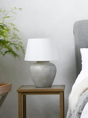 Grey Lydford Small Table Lamp - Image 2 of 5