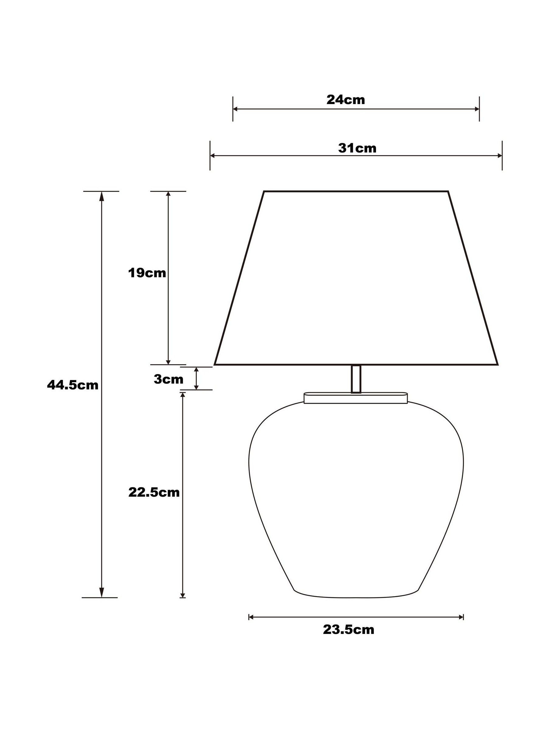 Buy Grey Lydford Small Table Lamp from the Next UK online shop