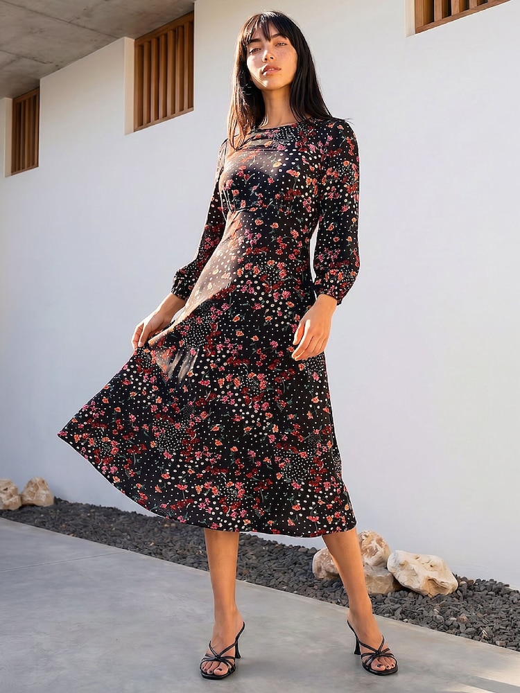 Sleeve Petite Midi Black Dress Midi Dress Long Black Petite Evening Dresses Midi Dress Long Sleeve  Cocktail Dresses Petite Long Sleeve