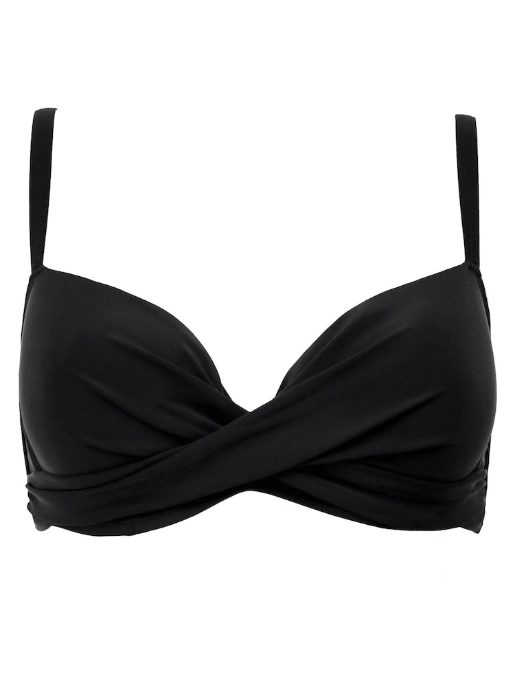 Antraciet zwart - Pour Moi Free Spirit bikinitop - Image 3 of 4