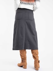 Weird Fish Black Juda Denim Skirt - Image 3 of 8