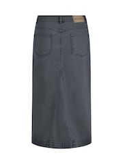 Weird Fish Black Juda Denim Skirt - Image 8 of 8