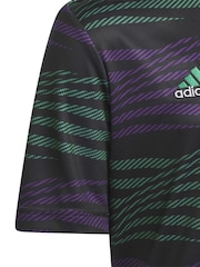 adidas Black Real Madrid Pre Match Shirt Kids - Image 5 of 6