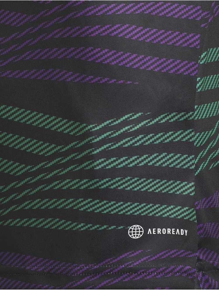 adidas Black Real Madrid Pre Match Shirt Kids - Image 6 of 6
