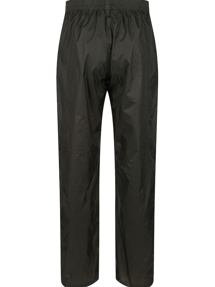 Regatta Green Pack It Waterproof Overtrousers - Image 7 of 7