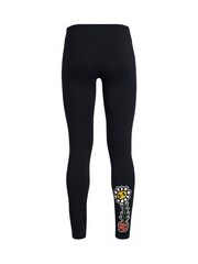Under Armour Black/White Icon Knit Cropped Tracksuit - Image 2 of 2