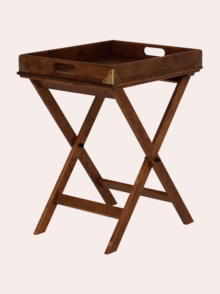 Laura Ashley Dark Chestnut Balmoral Butlers Tray - Image 2 of 5