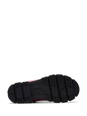 Clarks Bright Pink Standard Fit (F) Leather Waterproof Evyn Chelsea Boots - Image 7 of 7