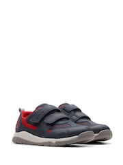Clarks Blue Wide Fit (G) Steggy Tail Kids Shoes - Image 4 of 7