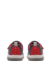 Clarks Blue Wide Fit (G) Steggy Tail Kids Shoes - Image 6 of 7