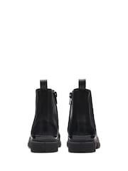 Clarks Black Standard Fit (F) Leather Waterproof Evyn Chelsea Boots - Image 5 of 7