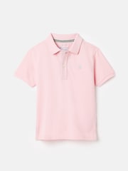 Joules Boys' Woody Pink Polo Shirt - Image 1 of 5