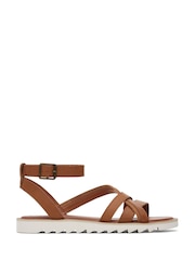 Toms Rory Leather Suede Sandals - Image 1 of 6
