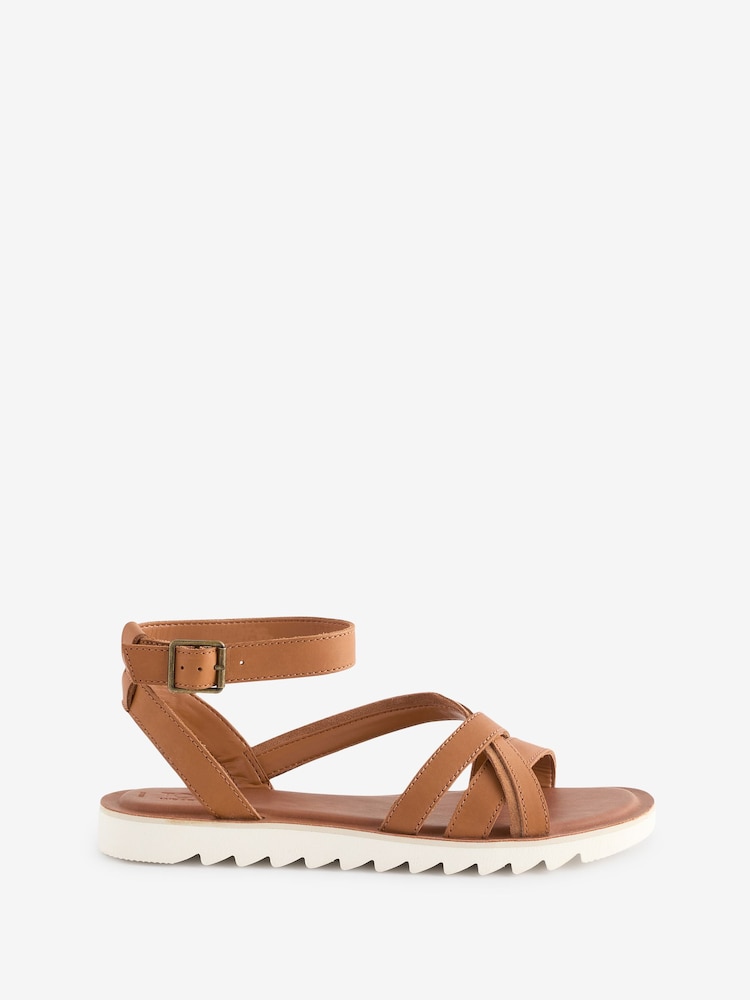 Toms Rory Leather Suede Sandals - Image 2 of 6