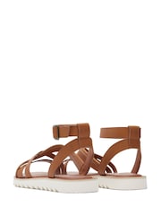 Toms Rory Leather Suede Sandals - Image 4 of 6