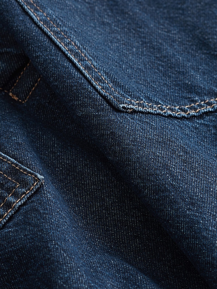 Denim Dark Blue Denim Pullover Shirt - Image 6 of 6