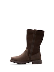 Clarks Brown Astrol Zip Boots - Image 2 of 7