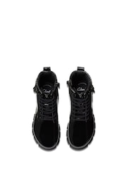 Clarks Black Standard Fit (F) Patent Evyn Charm Boots - Image 6 of 7