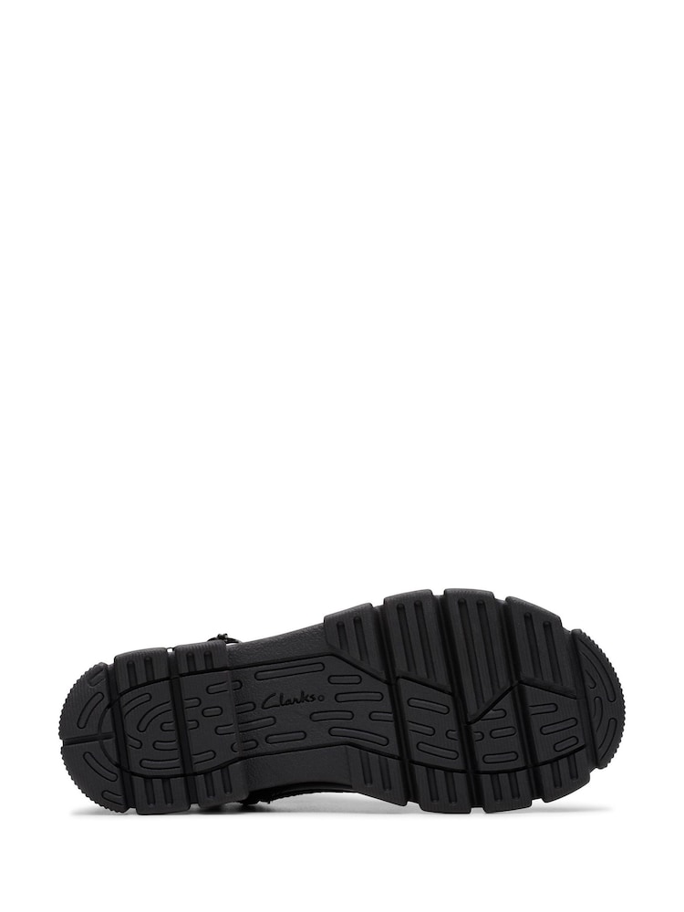 Clarks Black Standard Fit (F) Patent Evyn Charm Boots - Image 7 of 7