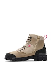 Clarks White Standard Fit (F) Evyn Hike Boots - Image 2 of 7