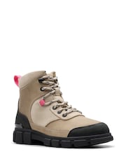 Clarks White Standard Fit (F) Evyn Hike Boots - Image 3 of 7