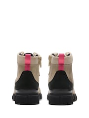 Clarks White Standard Fit (F) Evyn Hike Boots - Image 6 of 7