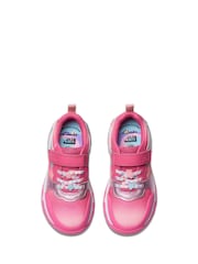 Clarks Pink Standard Fit (F) Tidal Star Trainers - Image 5 of 8