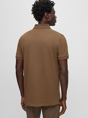 BOSS Brown Paddy Polo Shirt - Image 2 of 5