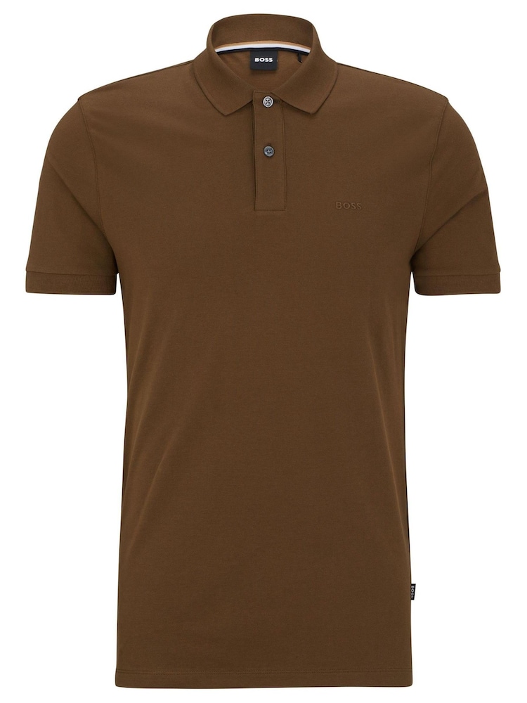 BOSS Brown Paddy Polo Shirt - Image 5 of 5 BOSS Brown Paddy Polo Shirt - Image 5 of 5