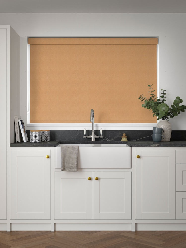 Ochre Yellow Augustus Made to Measure Roller Blind - Image 2 of 6