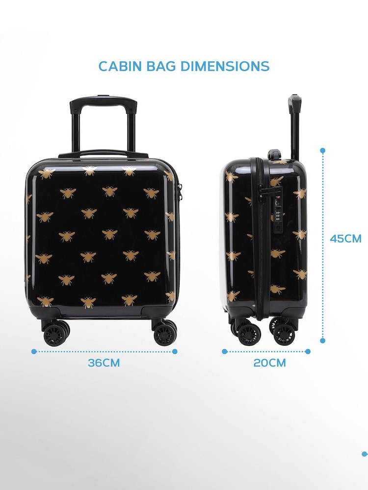 Flight Knight 45x36x20cm EasyJet Underseat Anti-Crack Cabin Carry On Hand Luggage Suitcase - Image 2 of 7