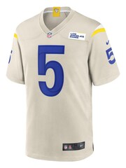 Nike Brown NFL Los Angeles Rams Game Road Jersey - Jalen Ramsey - Image 2 of 3