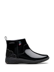 Clarks Black Standard Fit (F) Relda Glow Boots - Image 1 of 8