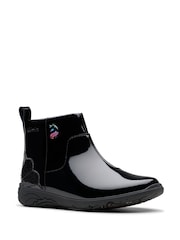 Clarks Black Standard Fit (F) Relda Glow Boots - Image 6 of 8