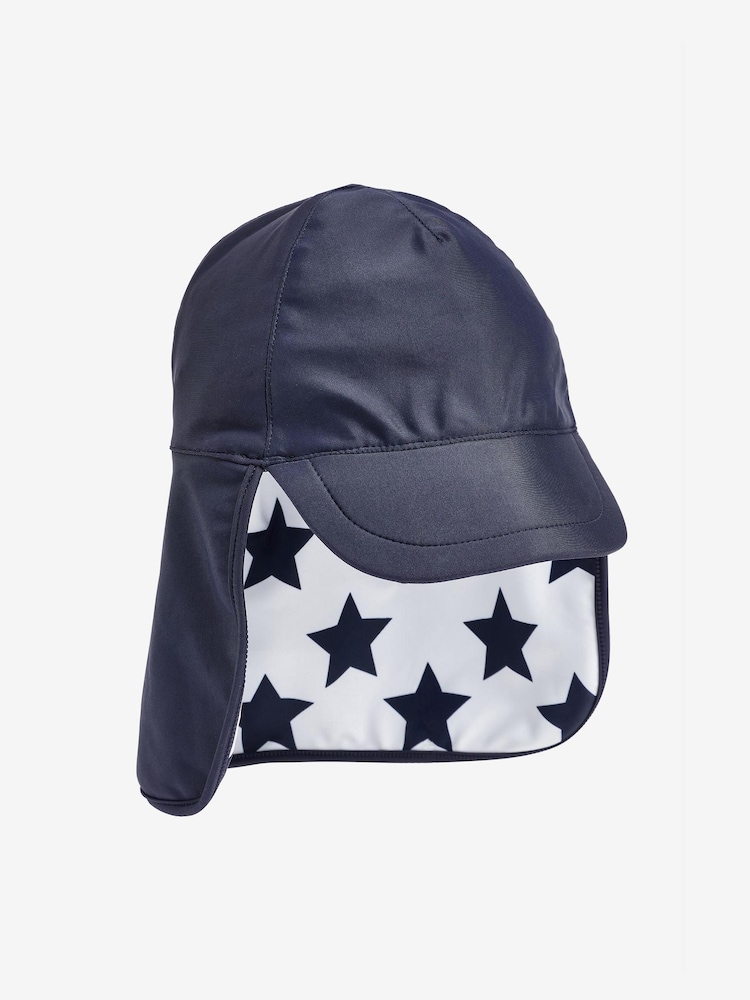 Navy Blue Legionnaire's Hat (3mths-10yrs) - Image 1 of 2