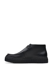 Clarks Black Standard Fit (F) Leather Tor Hill Boots - Image 6 of 7