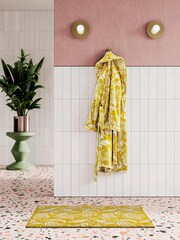 Ted Baker Gold Baroque 100% Cotton Bath Towel - Image 1 of 2
