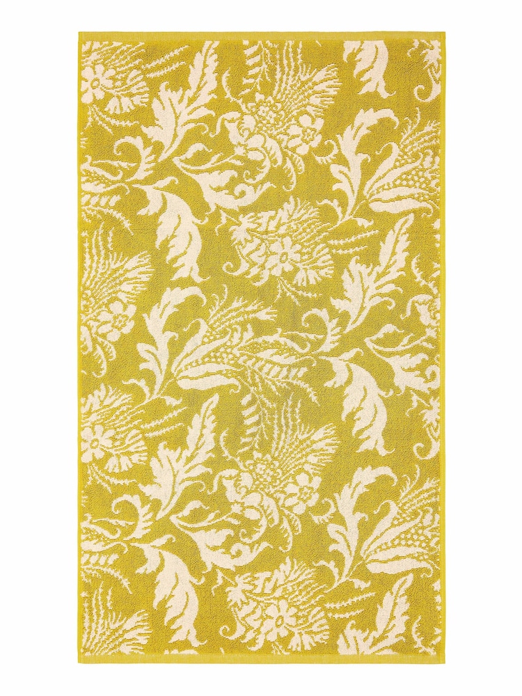 Ted Baker Gold Baroque 100% Cotton Bath Towel - Image 2 of 2
