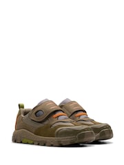 Clarks Green Standard Fit (F) Steggy See Shoes - Image 3 of 8