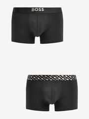 BOSS Black Silver Trunks 2 Packs - Image 1 of 9