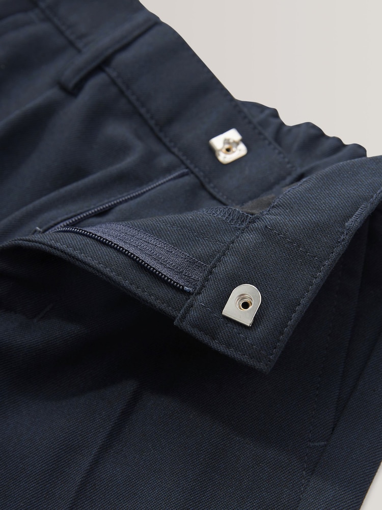 marine - Pantalon scolaire à plis (3-17ans) - Image 4 of 6