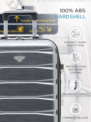 Flight Knight Hard Shell ABS Easyjet Size Cabin Carry On Case - Image 4 of 7