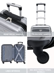 Flight Knight Hard Shell ABS Easyjet Size Cabin Carry On Case - Image 5 of 7