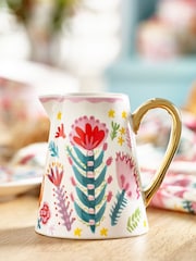 Lucy Tiffney Multi Floral Milk Jug - Image 1 of 4