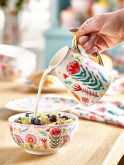 Lucy Tiffney Multi Floral Milk Jug - Image 2 of 4